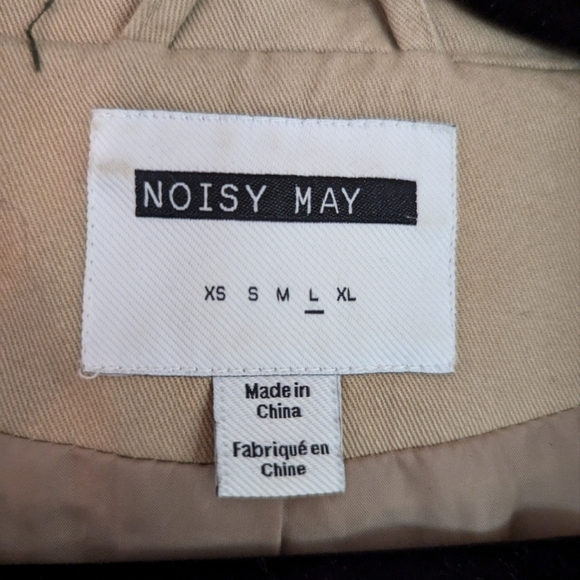 Noisy May Beige Trench Coat - Picture 7 of 8